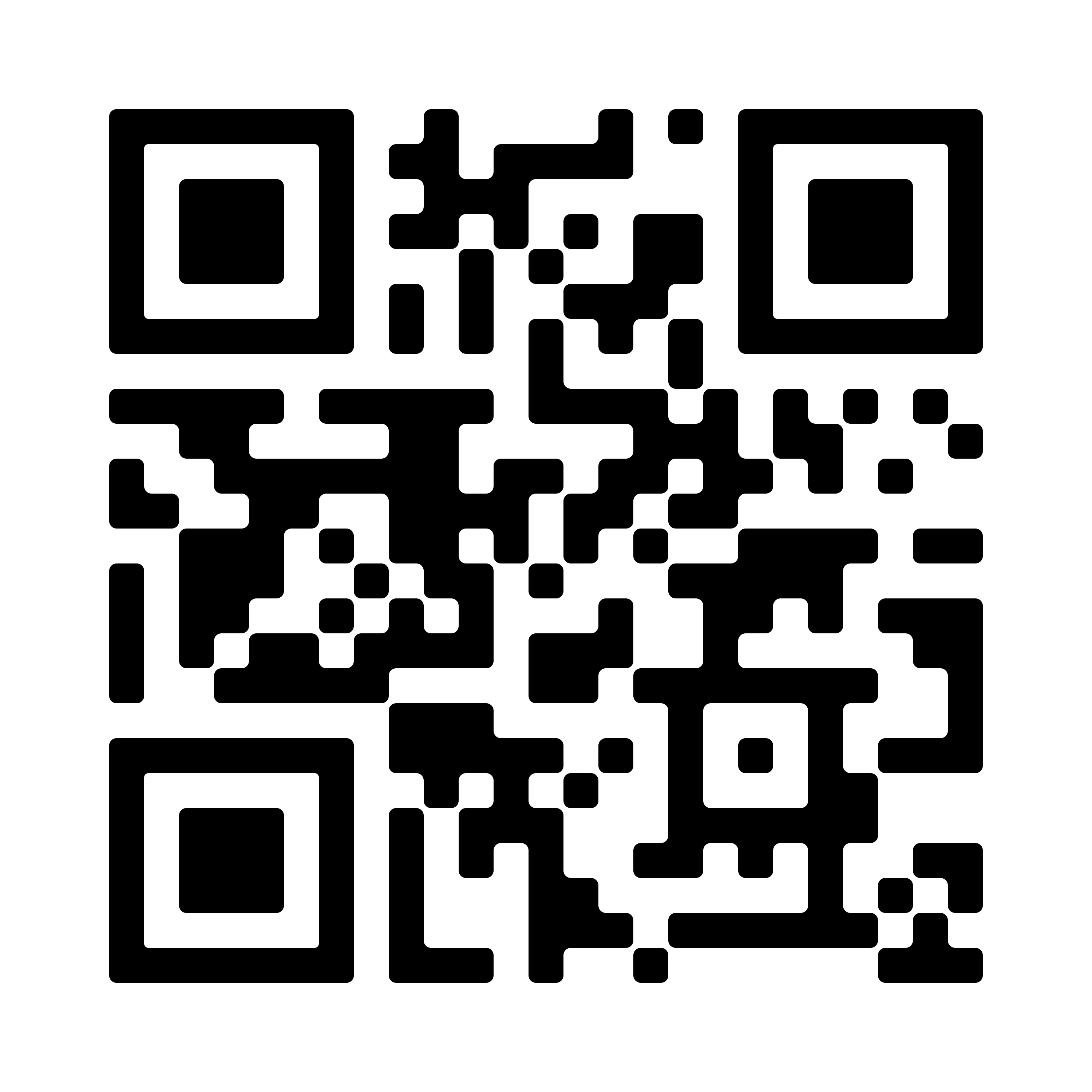 Vector image of a QR code.